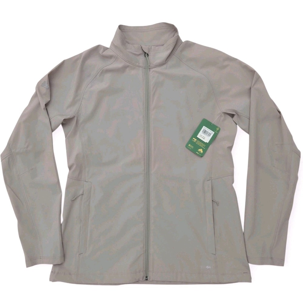 EMS Excursion Soft Shell Jacket Womens M Gray S23W2286 UPF 50+ Lightweight New